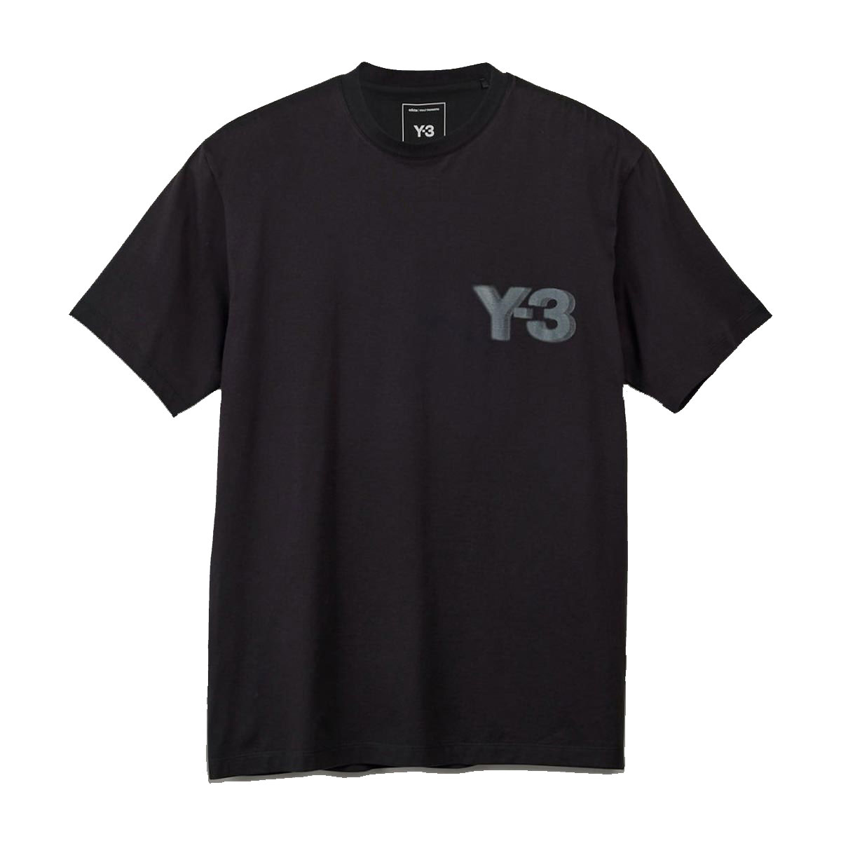 磻꡼  ȾµT  Y-3 롼ͥå  åȥ LOGO SS TEE BLACK JE9282 BLACK