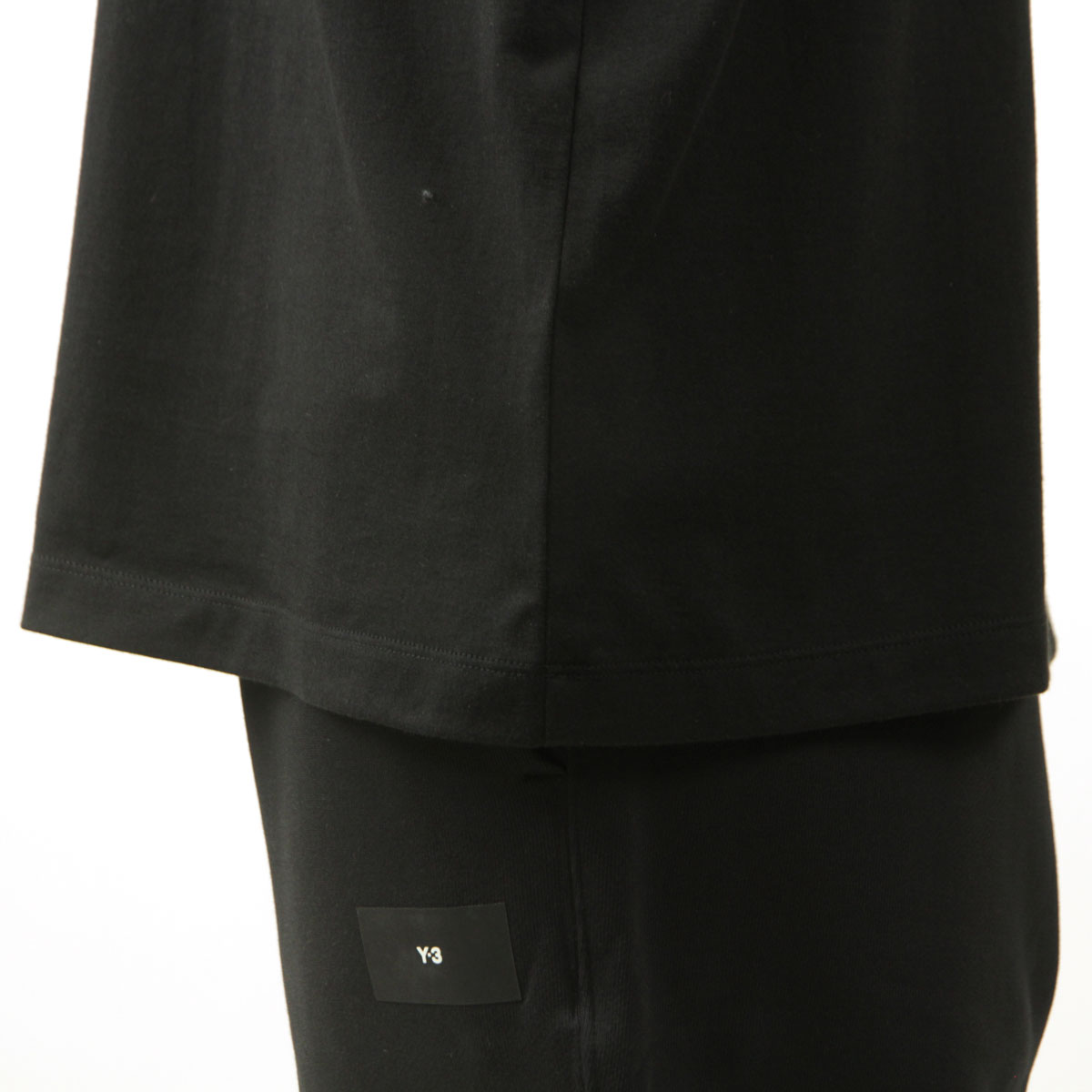 磻꡼  ȾµT  Y-3 롼ͥå  åȥ LOGO SS TEE BLACK JE9282 BLACK