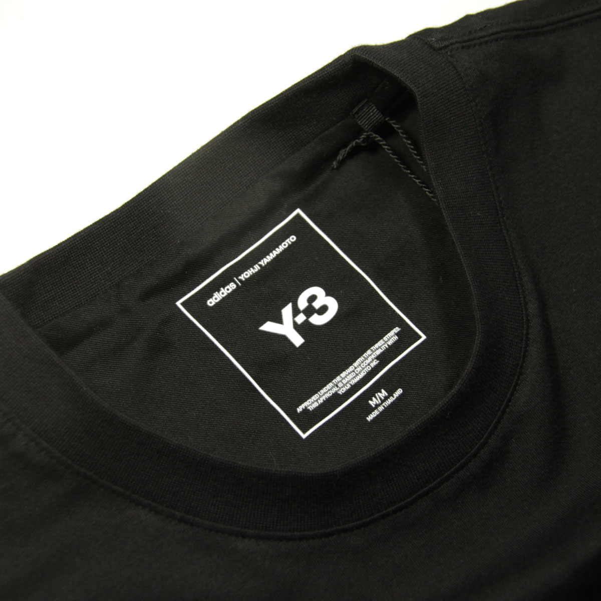 磻꡼  ȾµT  Y-3 롼ͥå  åȥ LOGO SS TEE BLACK JE9282 BLACK