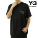 磻꡼  ȾµT  Y-3 롼ͥå  åȥ LOGO SS TEE BLACK JE9282 BLACK