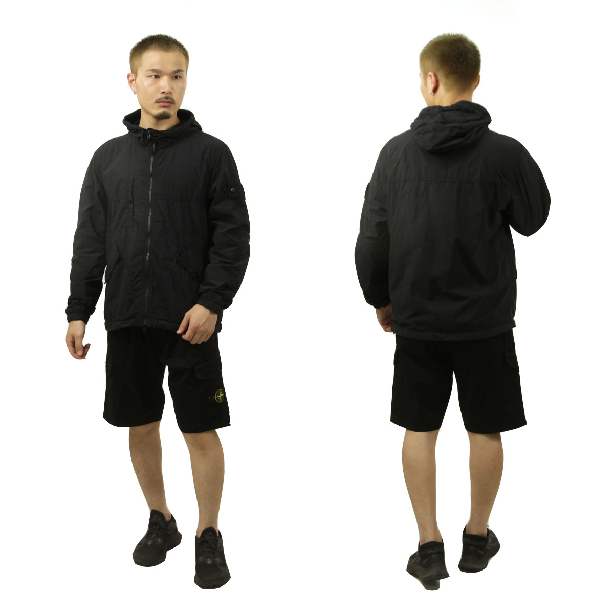 ���ȡ��󥢥����� ��� ���硼�ȥѥ�� ������ STONE ISLAND �ϡ��եѥ�� �ܥȥॹ STONE ISLAND STRETCH COTTON REGULAR-FIT CARGO BERMUDA SHORT PANTS K1S15 L100L03 S0012 V0029 BLACK AB4B B1C C2D D4E E13F