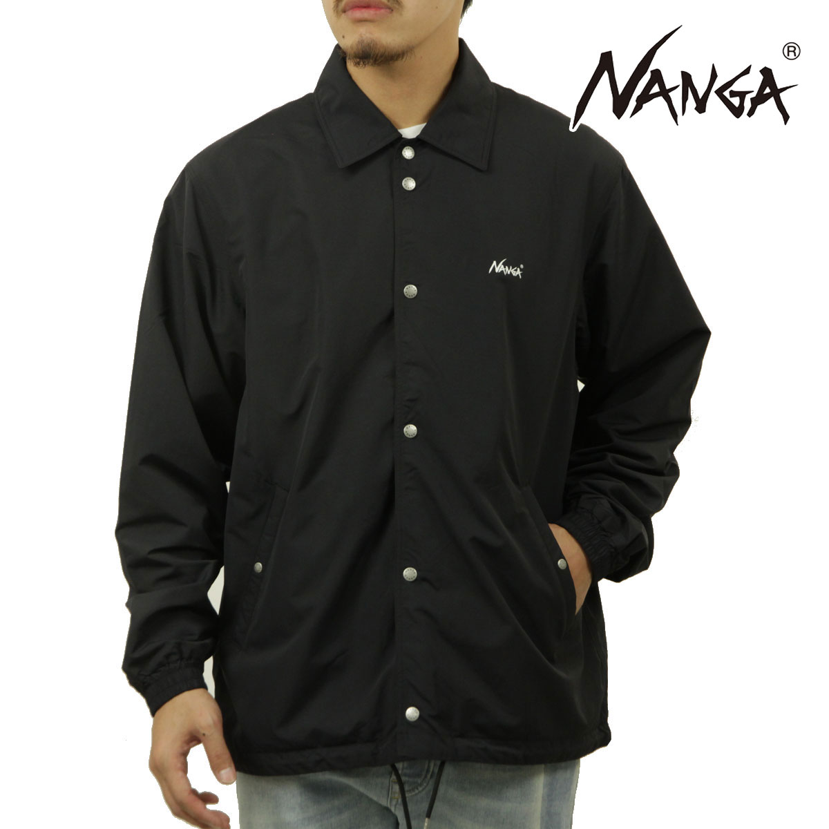 �ʥ� ��� ���������㥱�å� ��������Ź NANGA �ܥ�������� �������� WARM COACH JACKET N2530-1A006A BLK BLACK