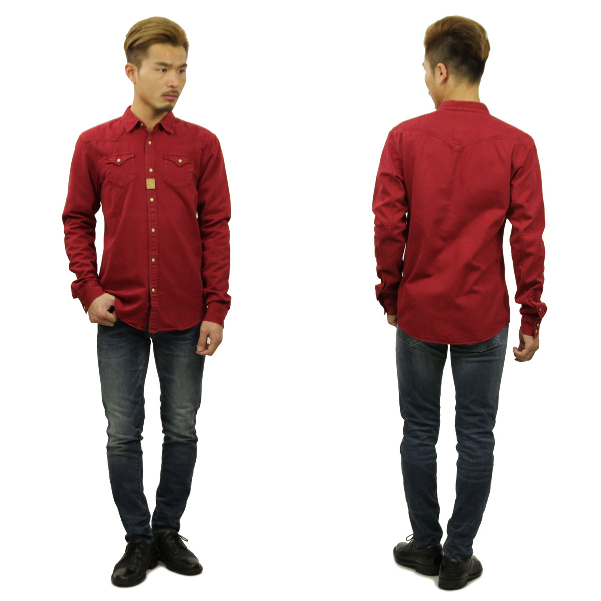 �����å�����ɥ����� ����� ��� ��������Ź SCOTCH��SODA Ĺµ�����  Garment dyed western shirt 20310 32 A39B B1C C1D D6E E11F