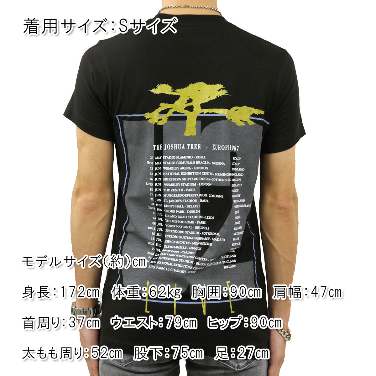 �ߥ塼���å��ƥ� �Х��T����� ��� ������ MUSIC TEE �ե���T ���å�T����� ȾµT����� U2 �襷�奢���ȥ��꡼ U2 JOSHUA TREE MUSIC TEE AB5B B1C C1D D1E E13F