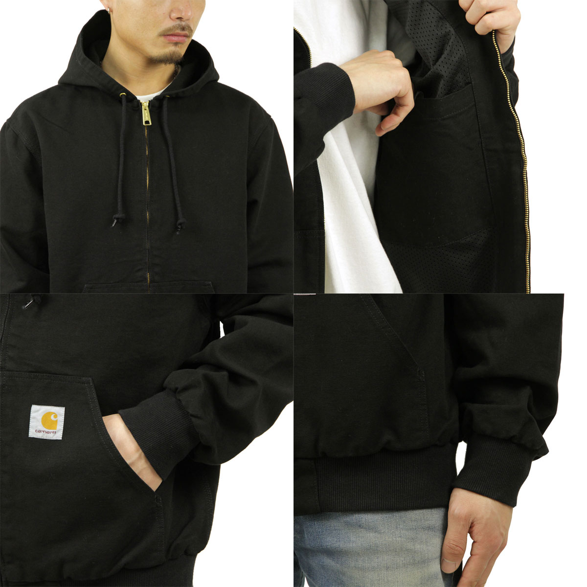 �����ϡ��� ���㥱�å� ��� ��������Ź CARHARTT WIP �����ƥ��֥��㥱�å� ������㥱�å� ACTIVE WORK JACKET BLACK I029242 89 AB0B B1C C1D D4E E13F