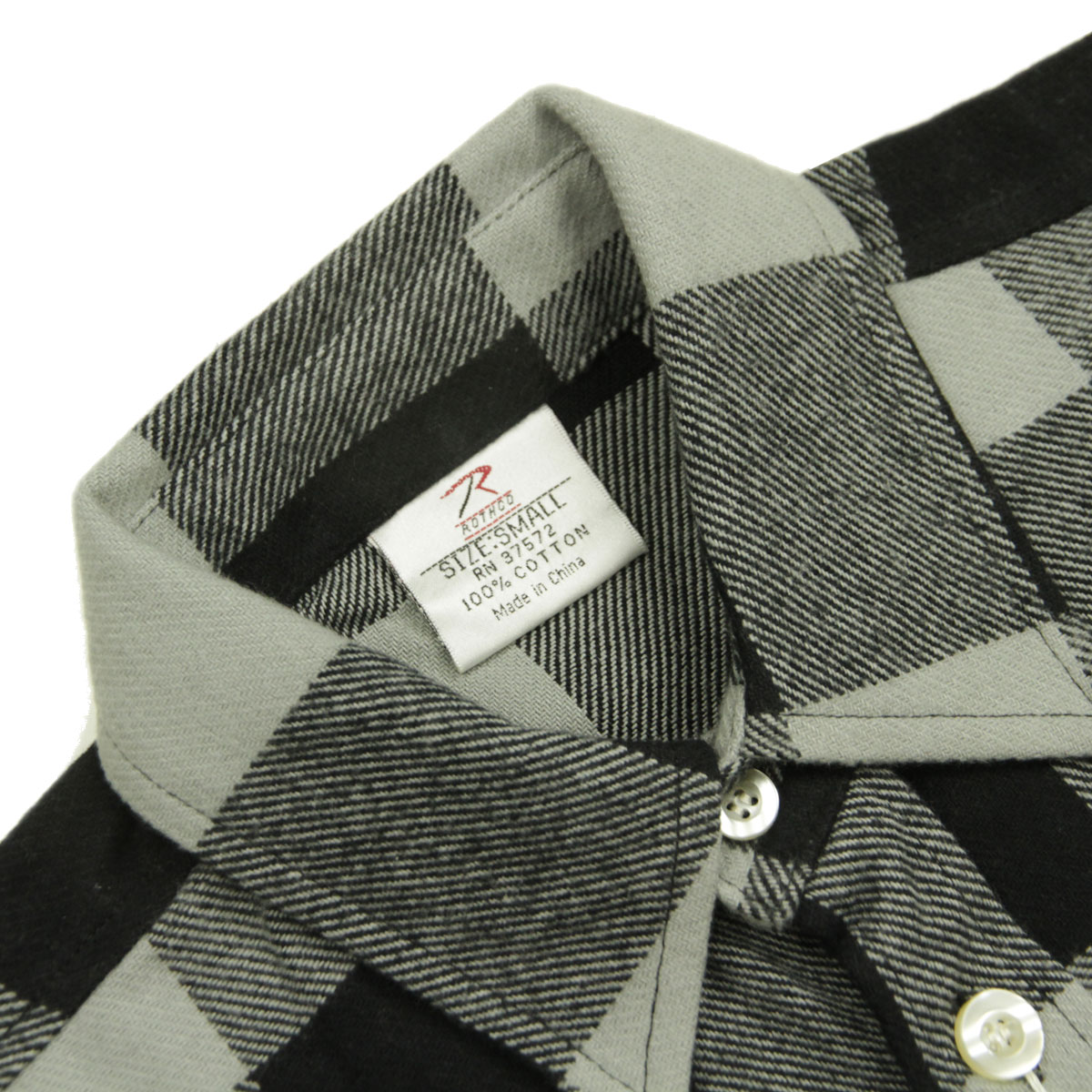 ������ ����� ��� ������ ROTHCO �ͥ륷��� �ե��ͥ륷��� �����å��� ROTHCO EXTRA HEAVYWEIGHT BUFFALO PLAID FLANNEL SHIRT GREY 4690 A98B B1C C1D D6E E02F
