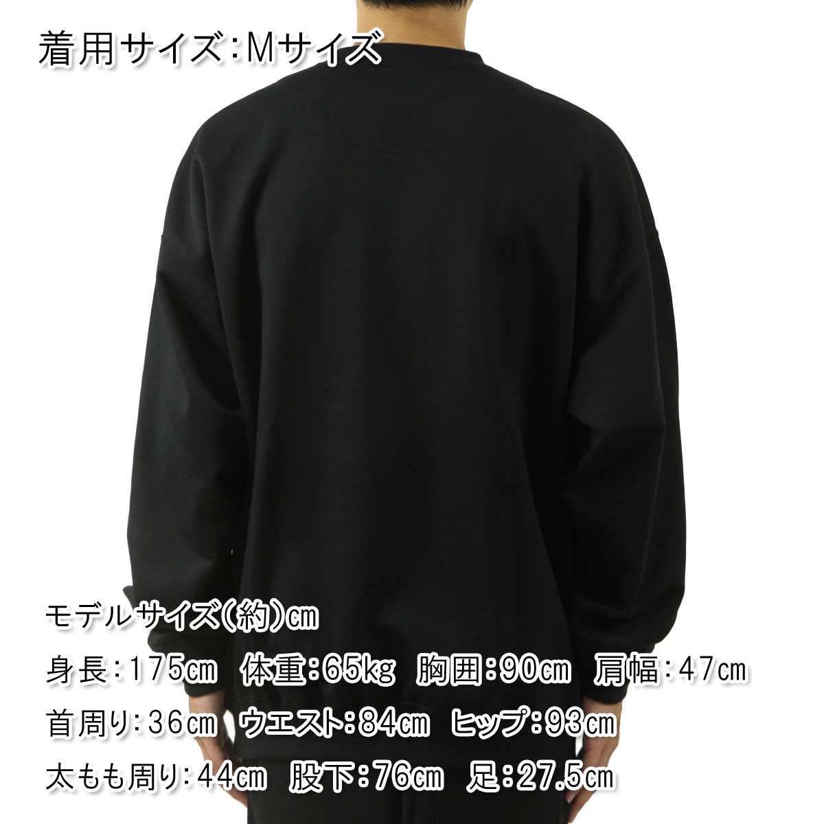 磻꡼  å  Y-3 롼ͥå ȥ졼ʡ  BRUSHED TERRY FL CREW SWEAT SHIRT IW0075 BLACK A51B B1C C1D D5E E13F