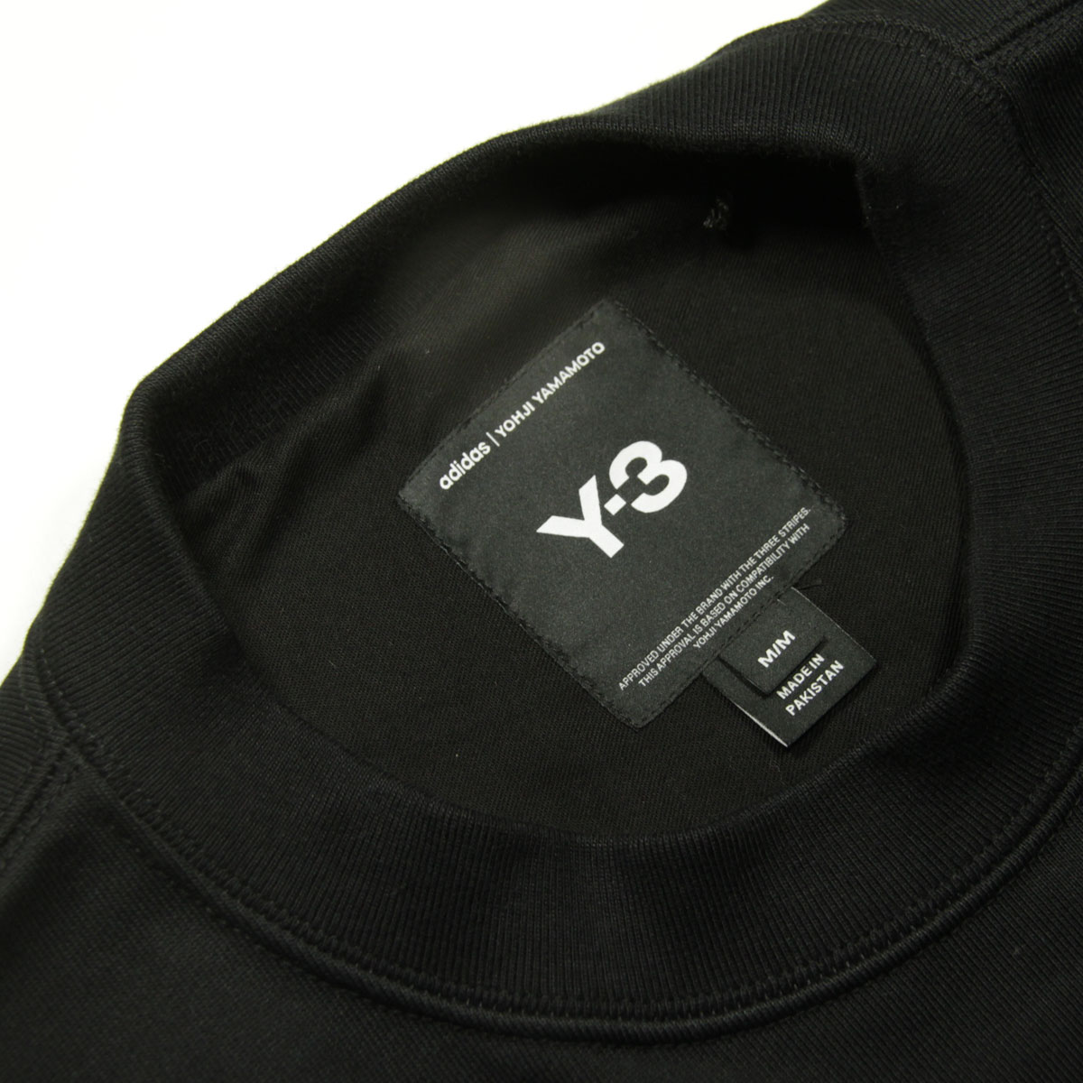 磻꡼  å  Y-3 롼ͥå ȥ졼ʡ  BRUSHED TERRY FL CREW SWEAT SHIRT IW0075 BLACK A51B B1C C1D D5E E13F