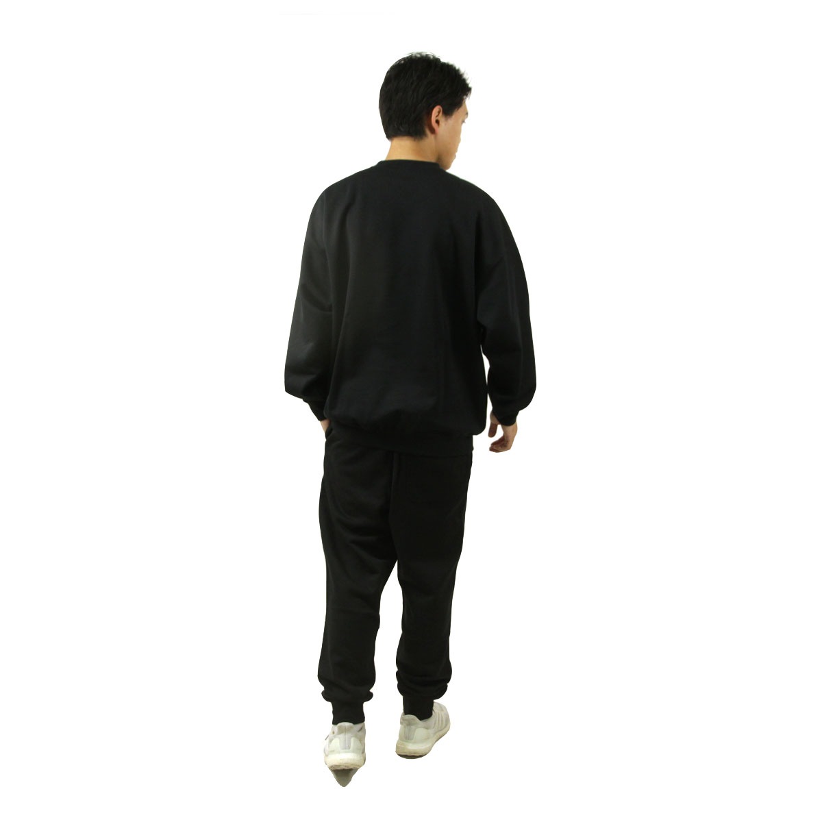 磻꡼  å  Y-3 롼ͥå ȥ졼ʡ  BRUSHED TERRY FL CREW SWEAT SHIRT IW0075 BLACK A51B B1C C1D D5E E13F