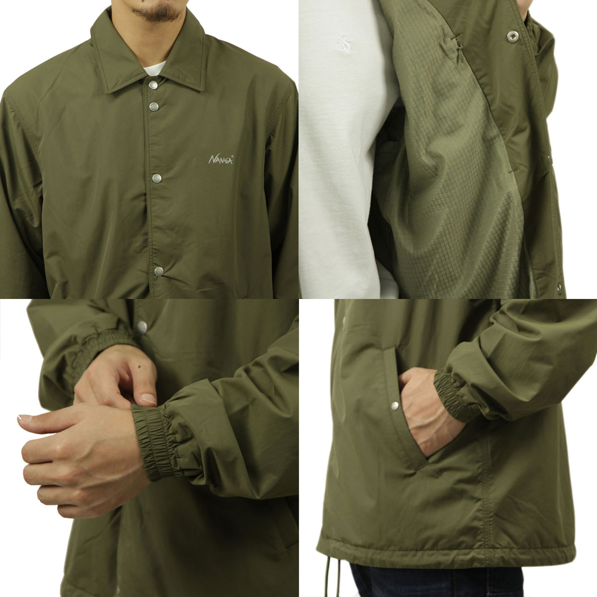 �ʥ� ��� ���������㥱�å� ��������Ź NANGA �ܥ�������� �������� WARM COACH JACKET N2530-1A006A KHA KHAKI