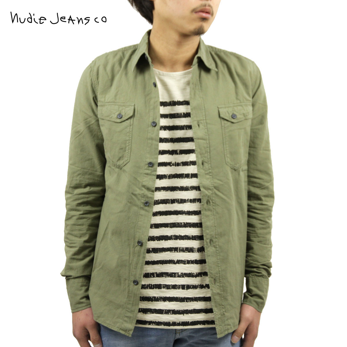 ̡ǥ   Ź Nudie Jeans Ĺµ  Gunnar Olive 140405 A62B B1C C1D D6E E08F