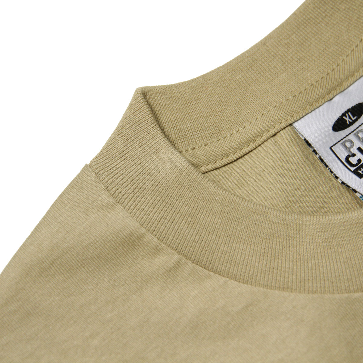 ץ T   PROCLUB ȾµT 롼ͥåT HEAVY WEIGHT COTTON SHORT SLEEVE CREW NECK T-SHIRT KHAKI #101  礭 AB6B B1C C1D D1E E05F