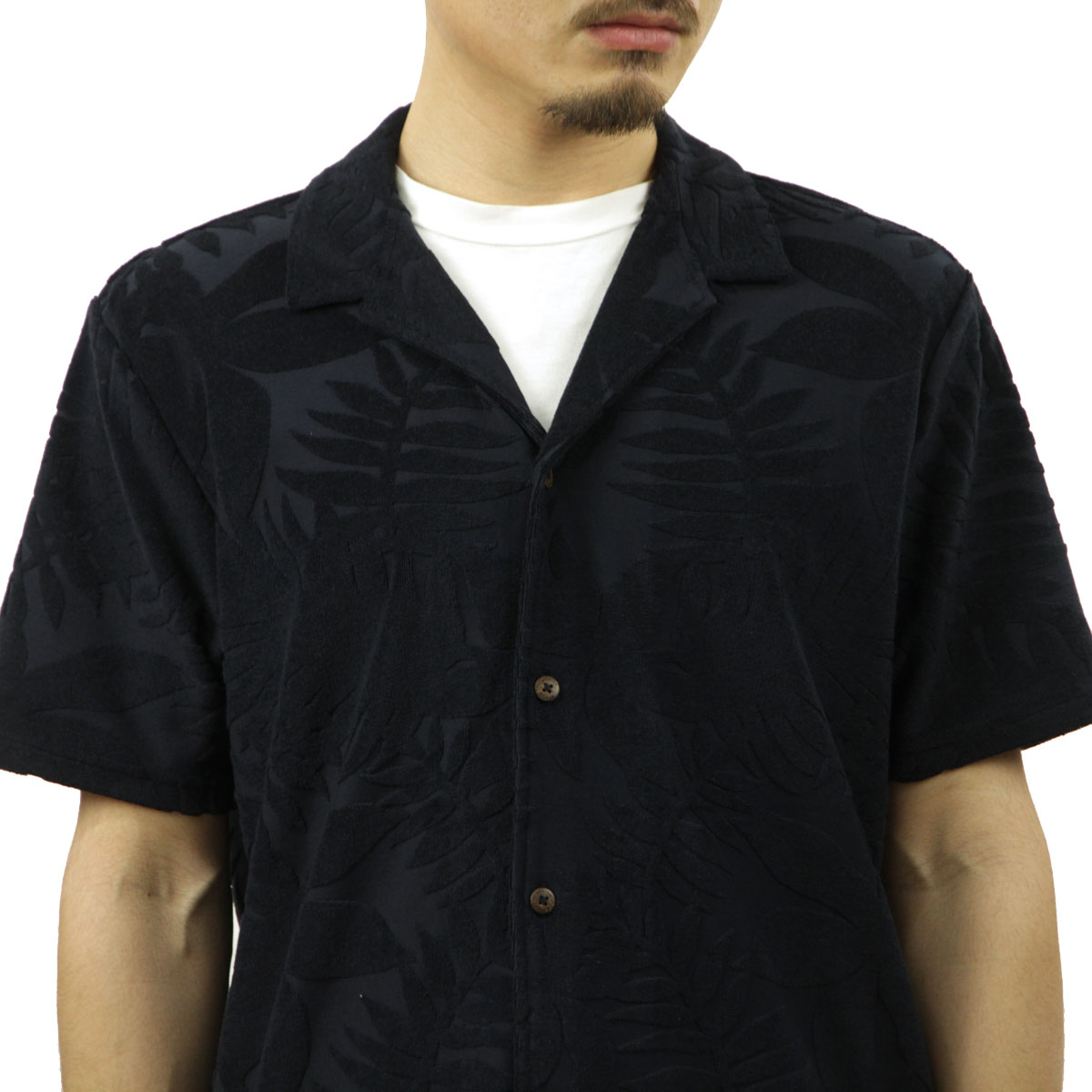�����å�����ɥ����� ��� Ⱦµ����� ��������Ź SCOTCH��SODA ���ߥ���� �����ϥ���� TERRY JACQUARD SHORT SLEEVE SHIRT 171639 0004 72402 78 NAVY A39B B1C C1D D6E E06F