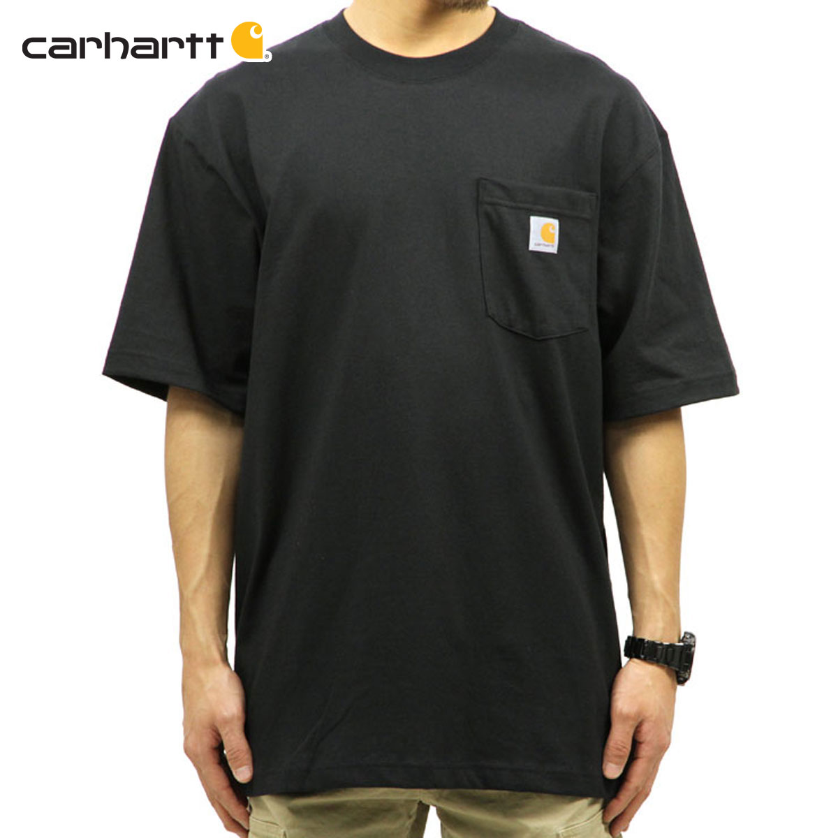 �����ϡ��� T����� ������ CARHARTT ȾµT����� WORKWEAR POCKET SHORT-SLEEVE T-SHIRT K87 BLK A11B B1C C1D D1E E13F
