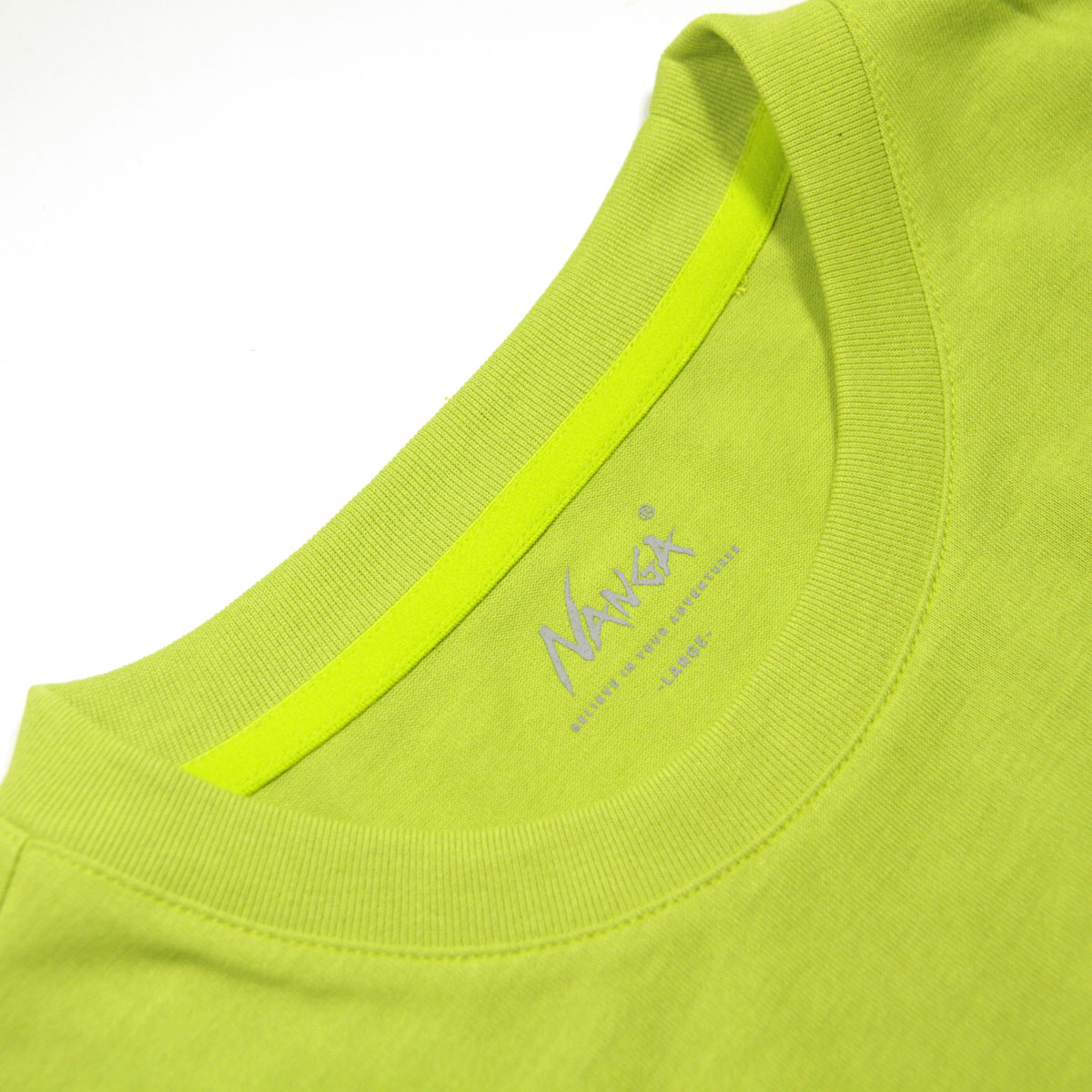 �ʥ� ��� ȾµT����� ��������Ź NANGA �ݥꥨ���ƥ� �ե졼����� DRY MIX FRAME LOGO TEE MUSTARD NW2221-1G503 MUSTARD