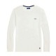 �ݥ� ���ե������ ��� ĹµT����� ������ POLO RALPH LAUREN �����ޥ�T����� ��åե����� ����T FOLDED WAFFLE LONG SLEEVE CREE TEE T-SHIRT PWLC2 WHITE / CRUISE NAVY LOGO