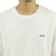 �ݥ� ���ե������ ��� ĹµT����� ������ POLO RALPH LAUREN �����ޥ�T����� ��åե����� ����T FOLDED WAFFLE LONG SLEEVE CREE TEE T-SHIRT PWLC2 WHITE / CRUISE NAVY LOGO