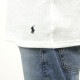 �ݥ� ���ե������ ��� ĹµT����� ������ POLO RALPH LAUREN �����ޥ�T����� ��åե����� ����T FOLDED WAFFLE LONG SLEEVE CREE TEE T-SHIRT PWLC2 WHITE / CRUISE NAVY LOGO