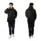 �ʥ� ��� �ѡ����� ��������Ź NANGA �ץ륪���С� ���� �ա��ǥ��� ECO HYBRID MINI BOX LOGO EMBROIDERY SWEAT HOODIE NW2441-1F014 P.BLK BLACK