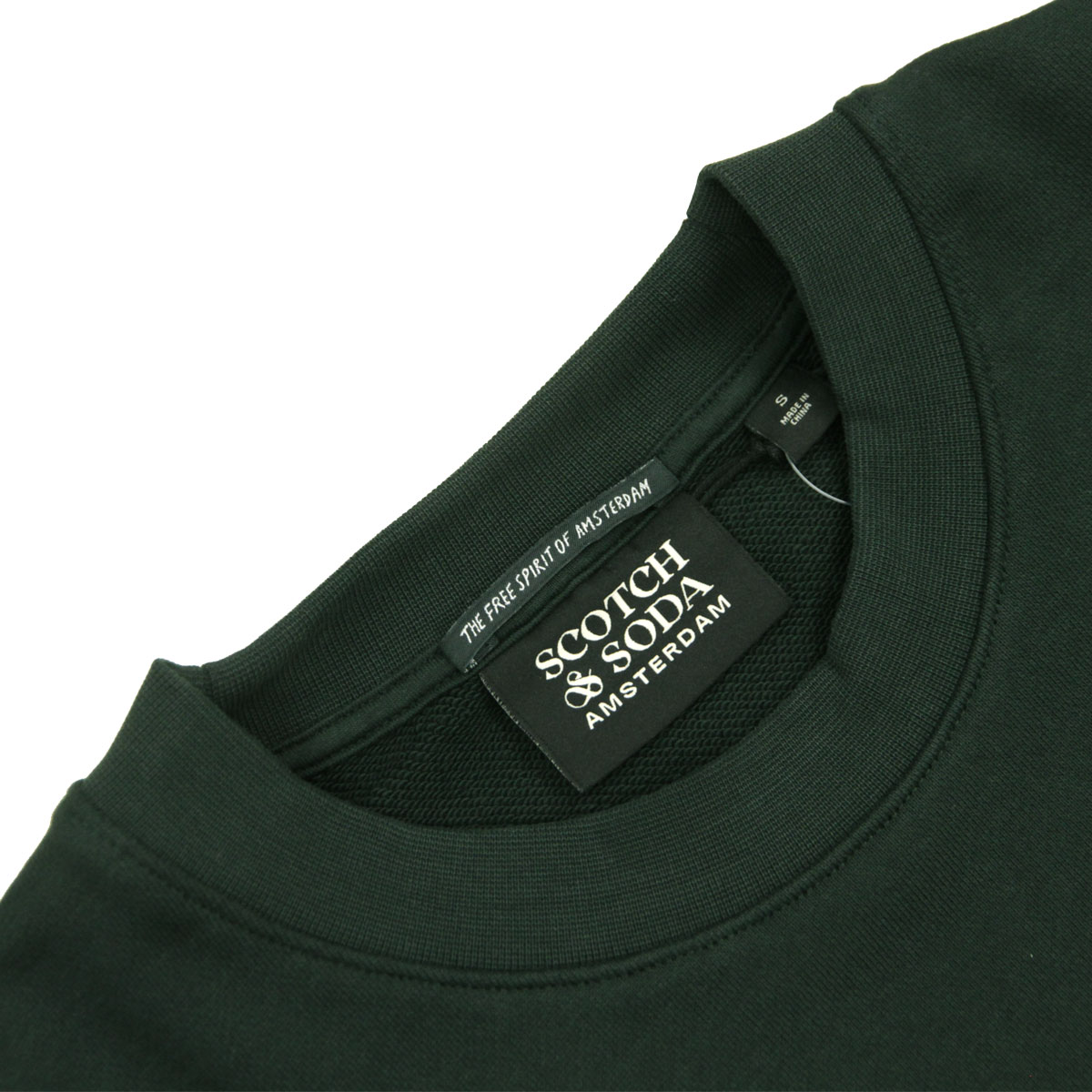 �����å�����ɥ����� ��� �������å� ��������Ź SCOTCH&SODA �ȥ졼�ʡ� Ĺµ ���롼�ͥå� ���� CORE��LOGO FRONT CHEST FLEECE SWEAT SHIRT GRACHTEN GREEN 179195 300 53802 58 A39B B1C C1D D5E E08F