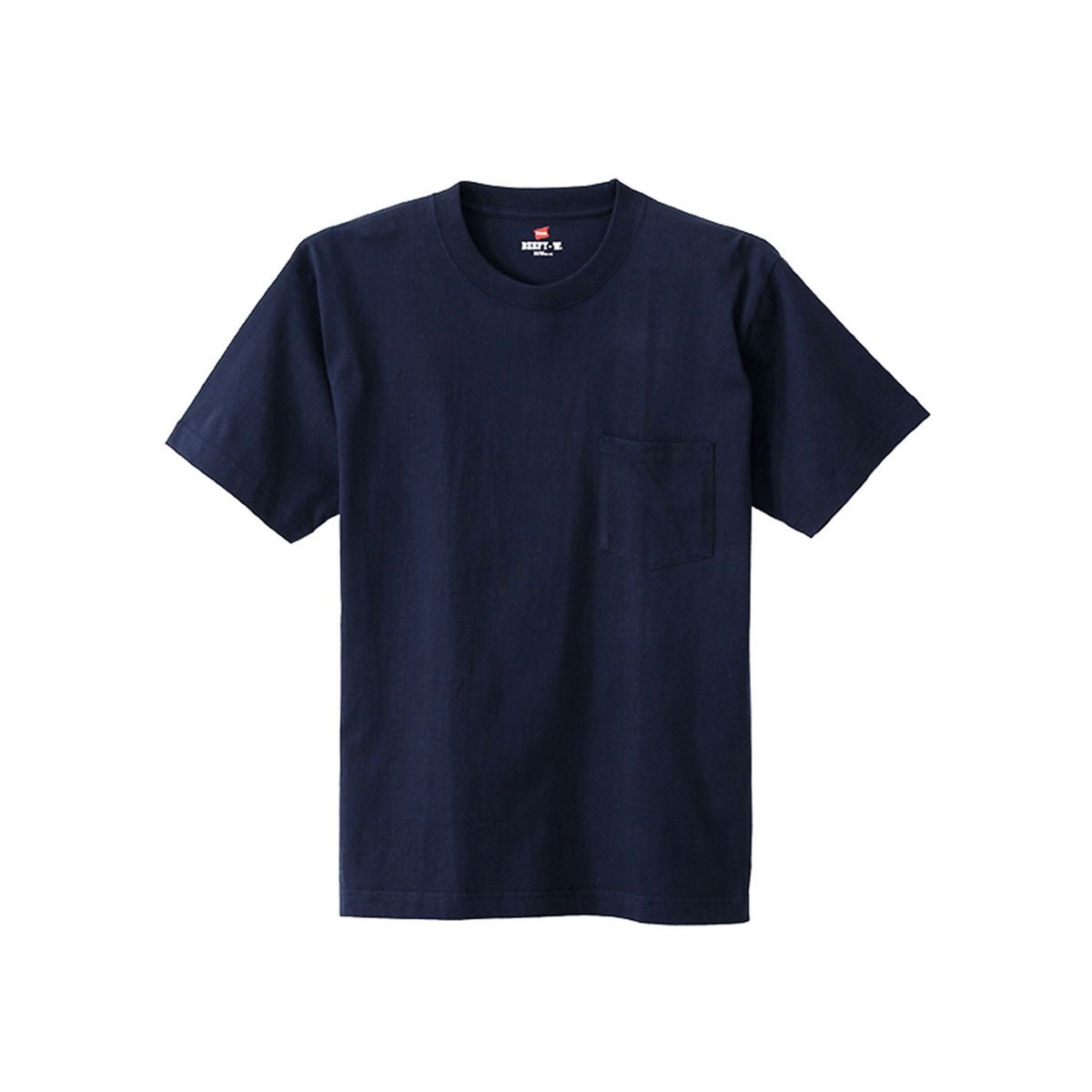 إ T ӡե ݥå  Ⱦµ Ź HANES 롼ͥå إӡ ݥT ̵ HANES BEEFY POCKET T-SHIRT H5190 370 NAVY AA8B B1C C1D D1E E06F