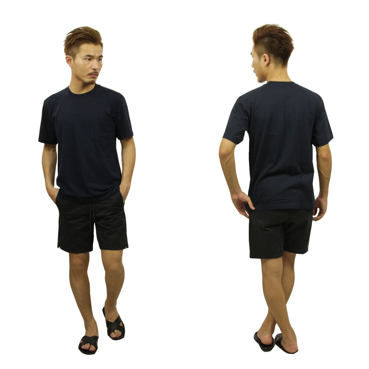 إ T ӡե ݥå  Ⱦµ Ź HANES 롼ͥå إӡ ݥT ̵ HANES BEEFY POCKET T-SHIRT H5190 370 NAVY AA8B B1C C1D D1E E06F