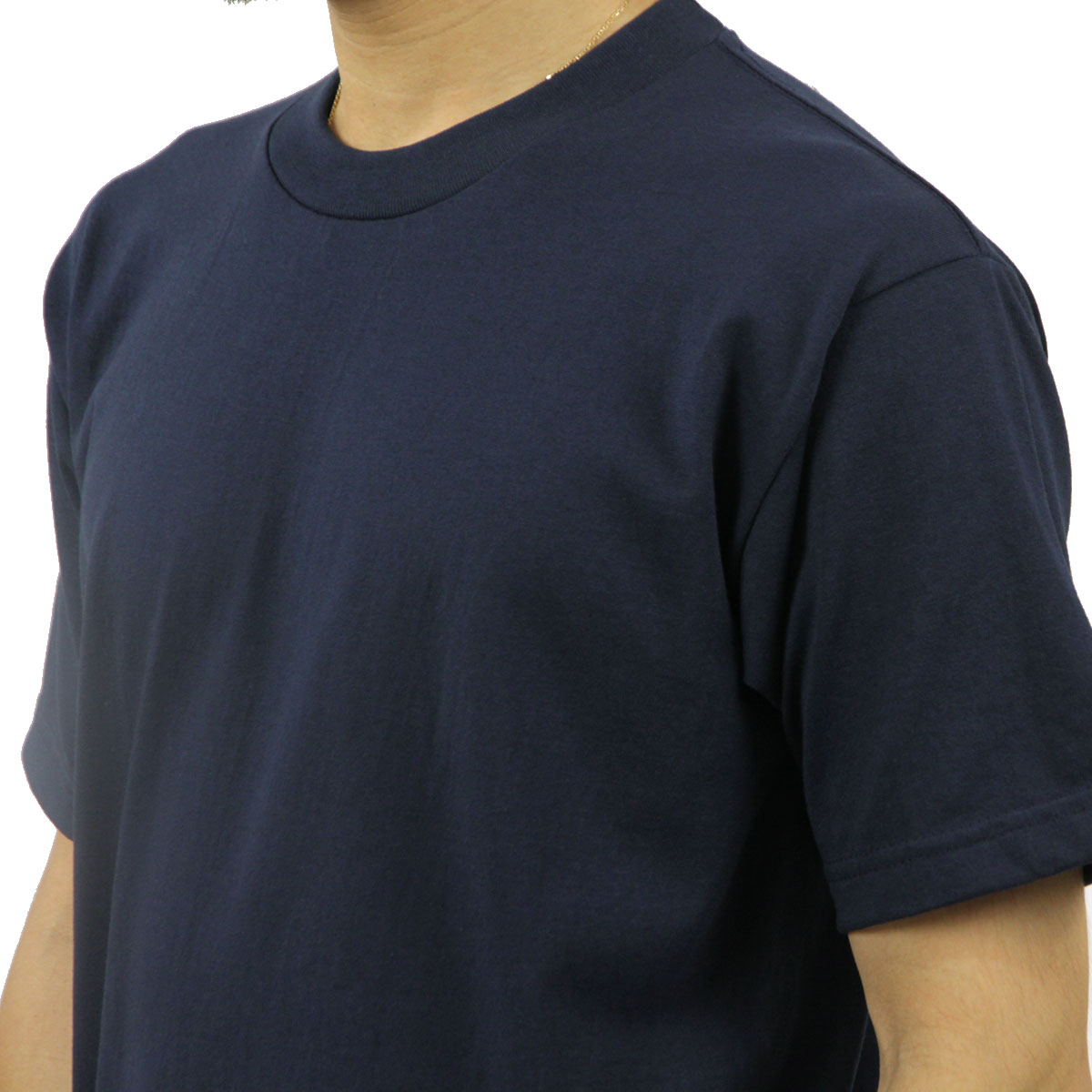 �ץ������ T����� ��� ������ PROCLUB ȾµT����� ���롼�ͥå�T����� HEAVY WEIGHT COTTON SHORT SLEEVE CREW NECK T-SHIRT NAVY #101  �礭�������� AB6B B1C C1D D1E E06F