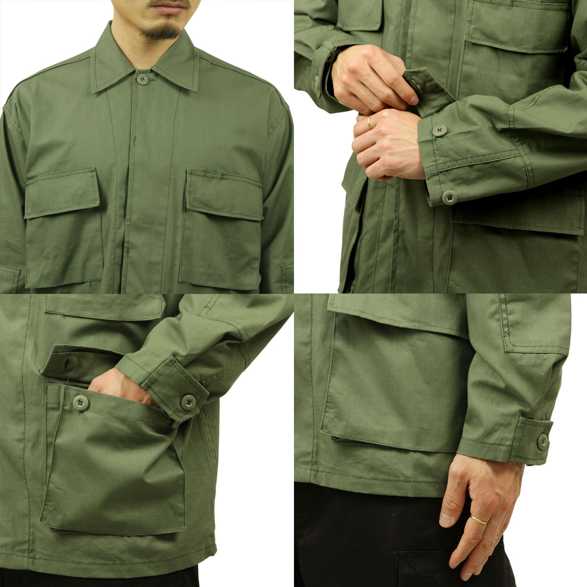 ������ BDU����� ��� ������ ROTHCO BDU���㥱�å� �������� ROTHCO RIP-STOP BDU SHIRT OLIVE DRAB 5852 A98B B1C C1D D6E E08F