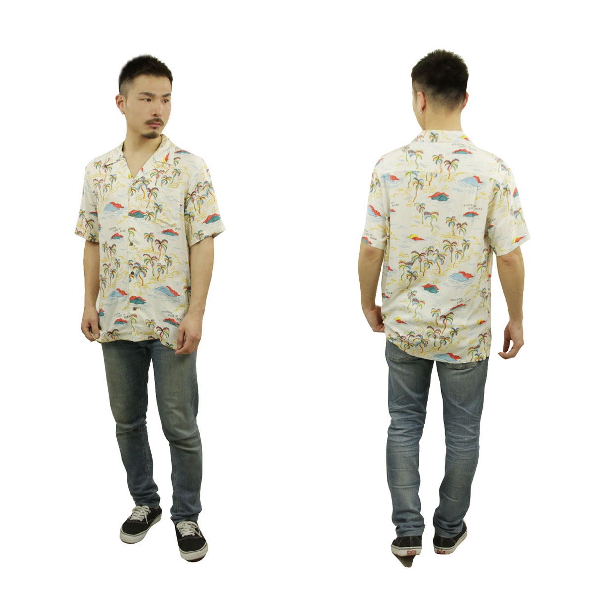�����å�����ɥ����� ��� Ⱦµ����� ��������Ź SCOTCH��SODA ���ߥ���� �����ϥ���� SHORT SLEEVED PRINTED CAMP SHIRT 171643 5739 72406 90 WHTPLLA A39B B1C C1D D6E E01F