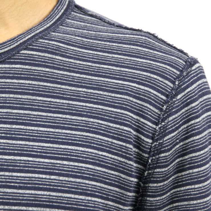 �ۥꥹ���� ����T ��� ������ HOLLISTER ĹµT����� Stripe Terry Crew T-Shirt 324-369-1209-204 D00S20
