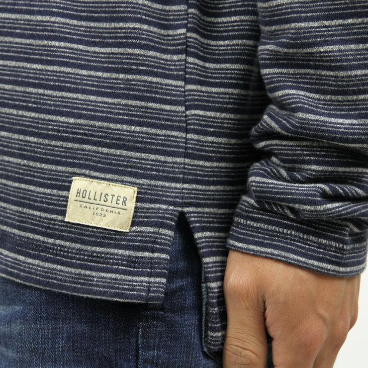 �ۥꥹ���� ����T ��� ������ HOLLISTER ĹµT����� Stripe Terry Crew T-Shirt 324-369-1209-204 D00S20
