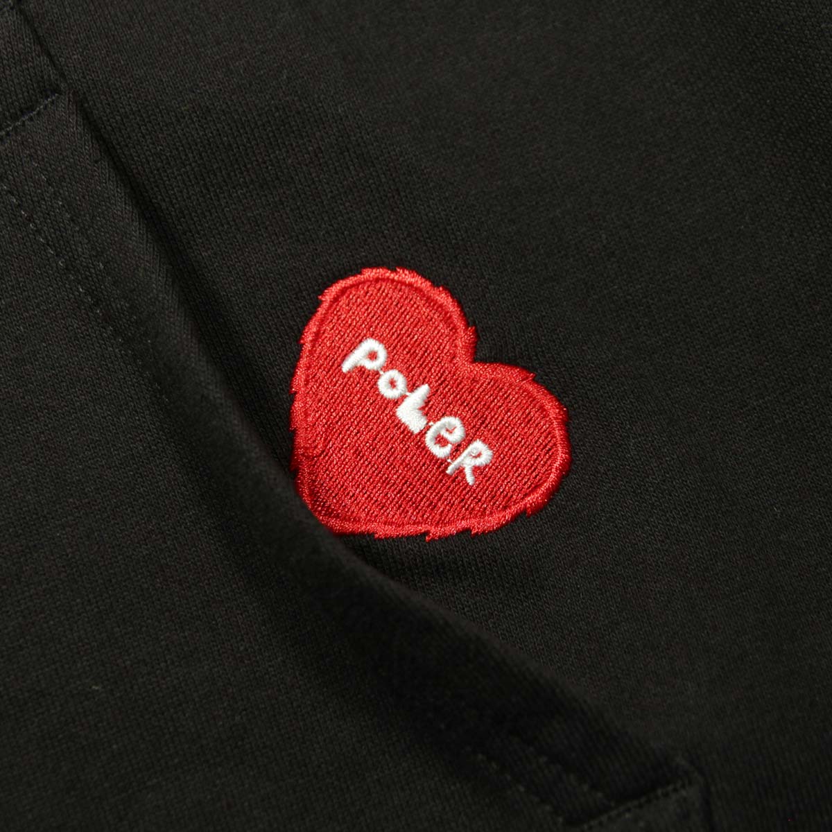 �ݡ��顼 ��� �ѡ����� ��������Ź POLER ���� �ץ륪���С� �ա��ǥ��� FURRY HEART HOOD PULL PARKA 233MCV0064-BLK BLACK
