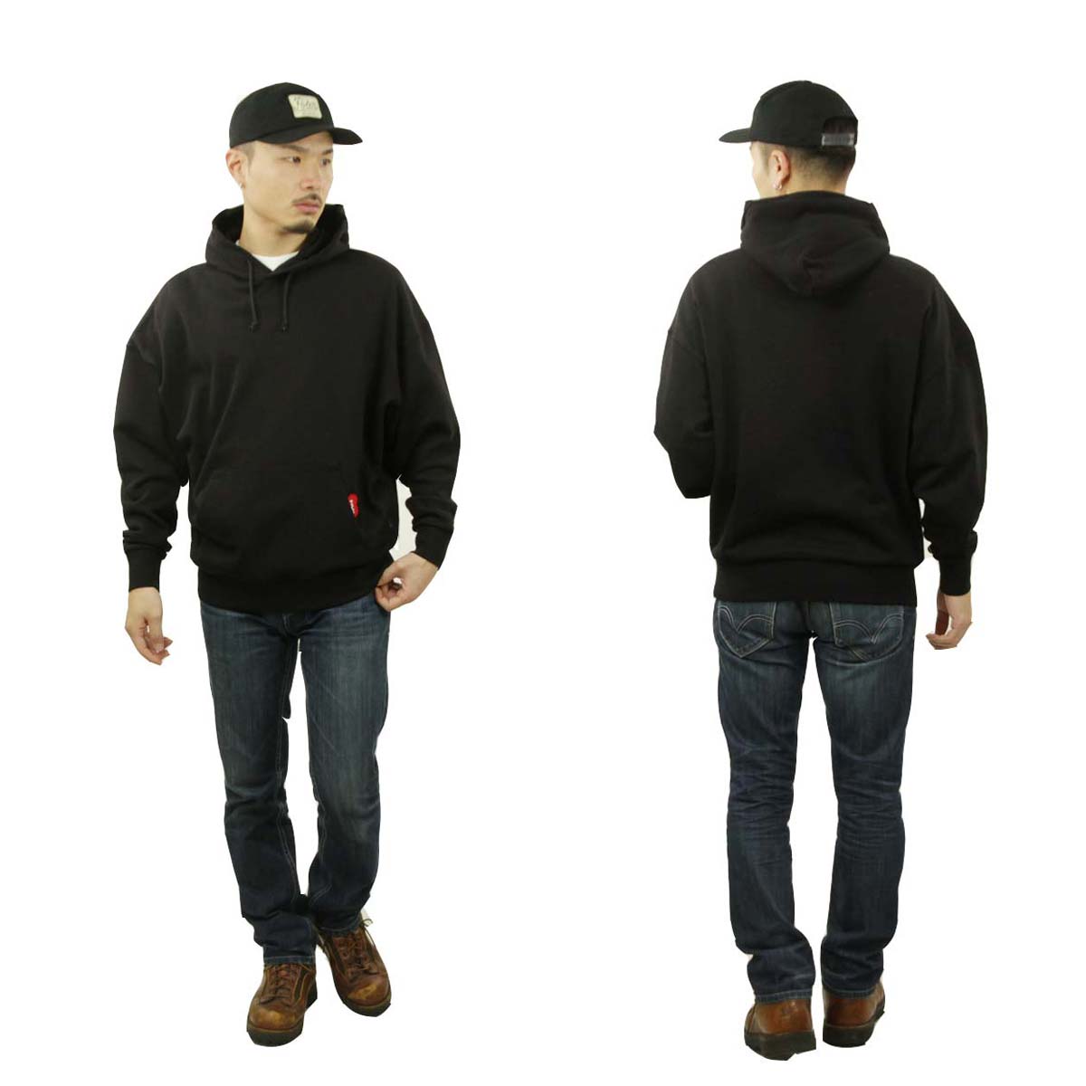 �ݡ��顼 ��� �ѡ����� ��������Ź POLER ���� �ץ륪���С� �ա��ǥ��� FURRY HEART HOOD PULL PARKA 233MCV0064-BLK BLACK