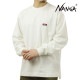 �ʥ� ��� ĹµT����� ��������Ź NANGA ���롼�ͥå� ���ݥ���� ���� ����T ECO HYBRID BOX LOGO EMBROIDERY LONG SLEEVE TEE WHT NW2411-1G803-A WHITE