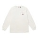 �ʥ� ��� ĹµT����� ��������Ź NANGA ���롼�ͥå� ���ݥ���� ���� ����T ECO HYBRID BOX LOGO EMBROIDERY LONG SLEEVE TEE WHT NW2411-1G803-A WHITE