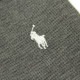 �ݥ� ���ե������ ��� ĹµT����� ������ POLO RALPH LAUREN �����ޥ�T����� ��åե����� ����T FOLDED WAFFLE LONG SLEEVE CREE TEE T-SHIRT PWLC2 ANDOVER HEATHER / POLO BLACK LOGO