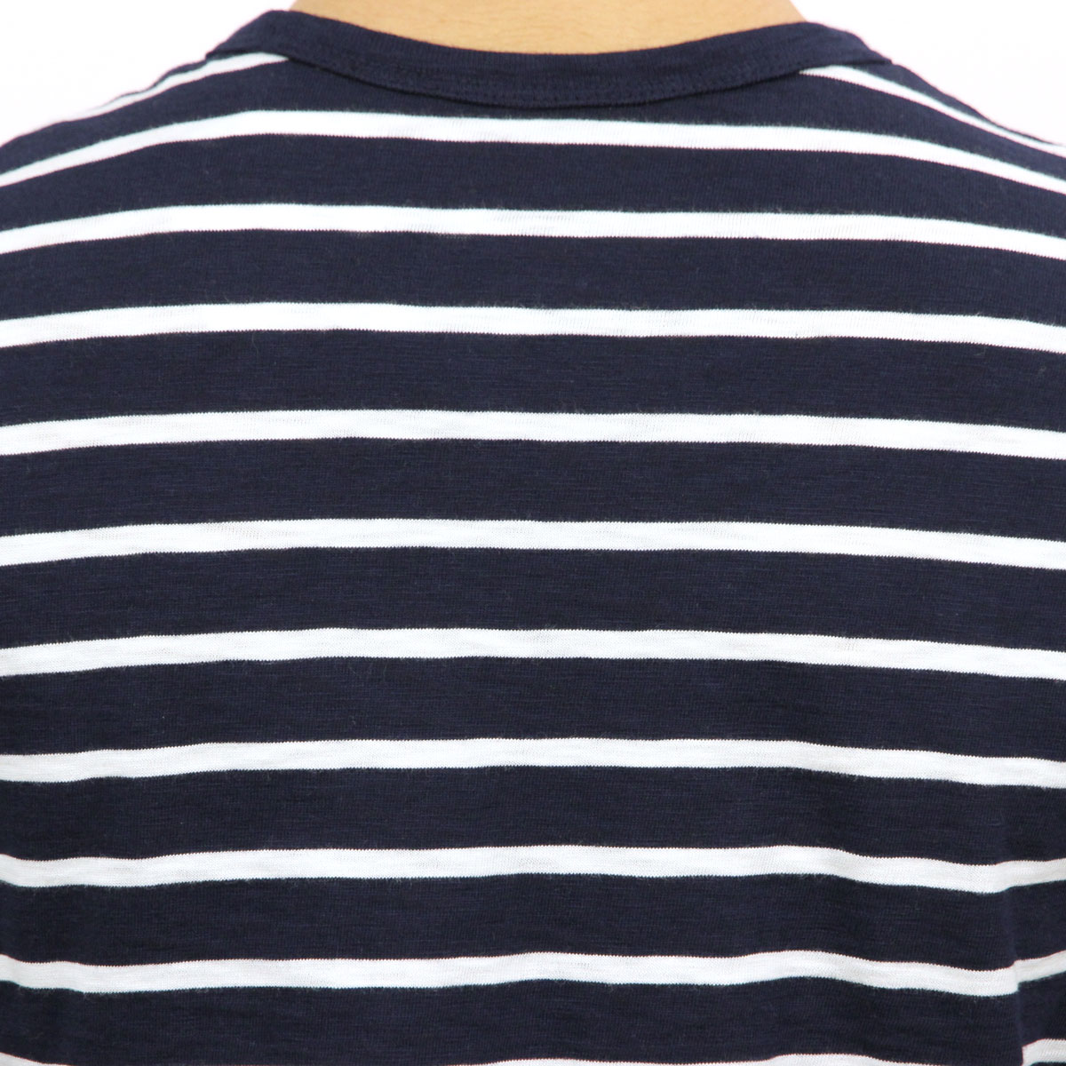 ���������롼 T����� ����T ��� ������ J.CREW �ܡ����� ĹµT����� LONG-SLEEVE DECK-STRIPED TEXTURED COTTON T-SHIRT C7931 VINTAGE NAVY WHITE