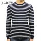 ���������롼 T����� ����T ��� ������ J.CREW �ܡ����� ĹµT����� LONG-SLEEVE DECK-STRIPED TEXTURED COTTON T-SHIRT C7931 VINTAGE NAVY WHITE