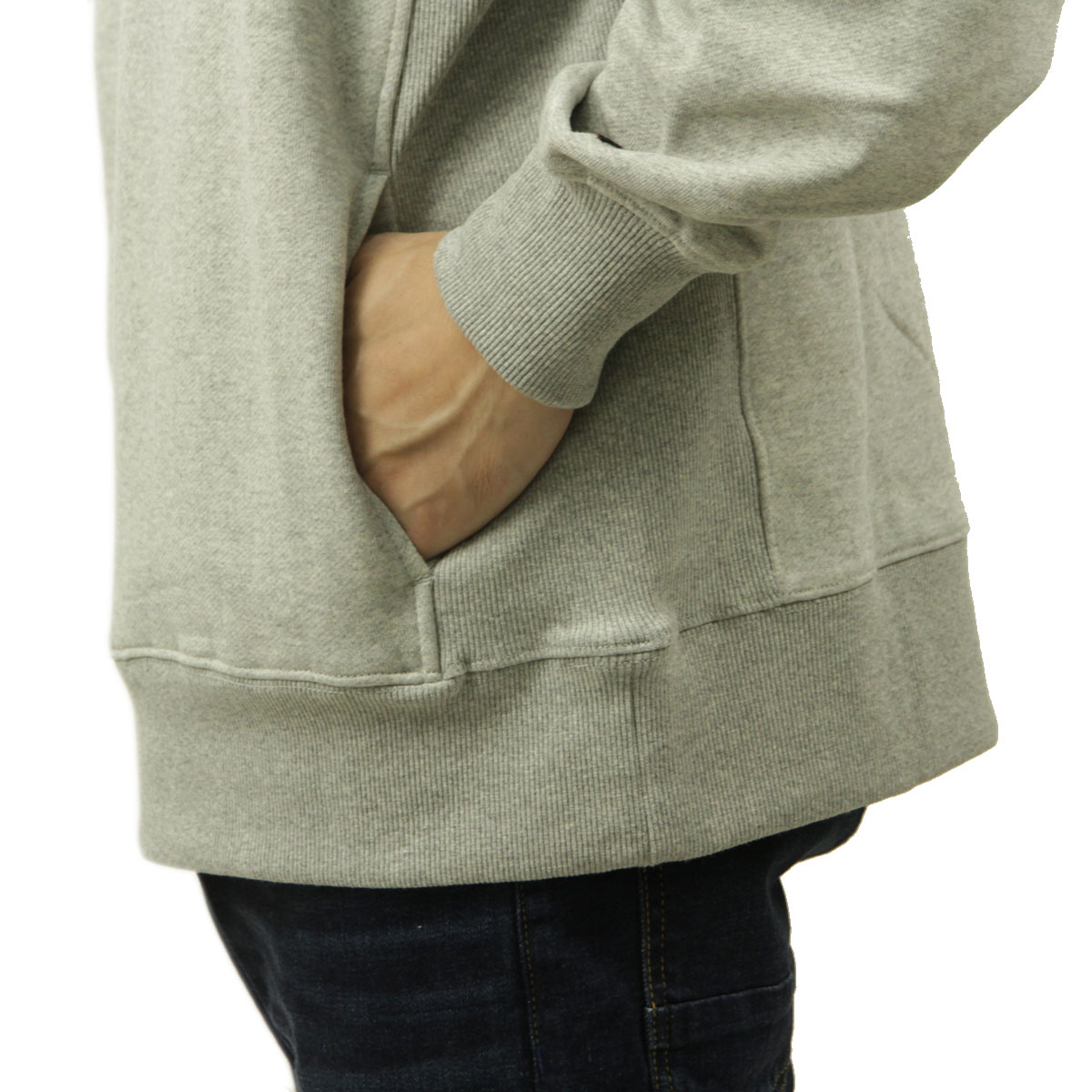�ʥ� ��� �ѡ����� ��������Ź NANGA �ץ륪���С� ���� �ա��ǥ��� ECO HYBRID MINI BOX LOGO EMBROIDERY SWEAT HOODIE NW2441-1F014 L.GRY LIGHT GREY