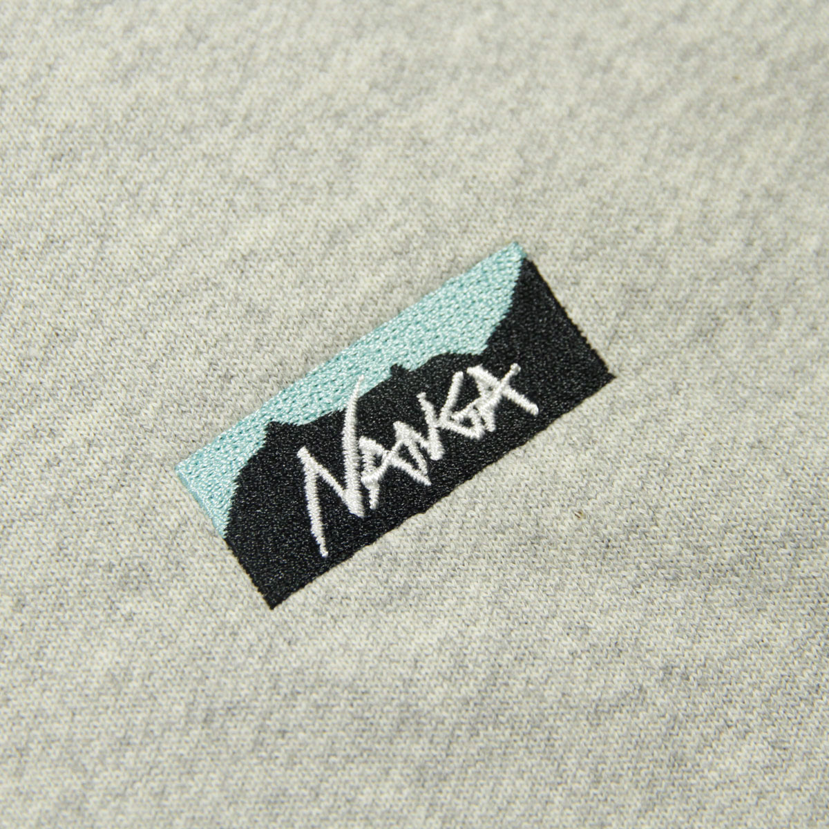 �ʥ� ��� �ѡ����� ��������Ź NANGA �ץ륪���С� ���� �ա��ǥ��� ECO HYBRID MINI BOX LOGO EMBROIDERY SWEAT HOODIE NW2441-1F014 L.GRY LIGHT GREY