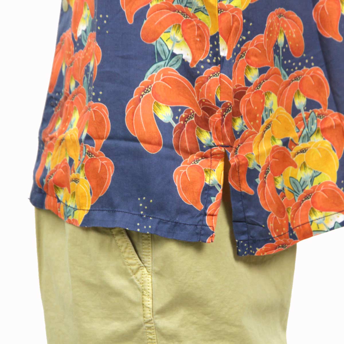 ̡ǥ   Ź Nudie Jeans Ⱦµߥ ץ󥫥顼 ARVID FLOWERS SLEEVE SHIRTS MULTI R22 140636 A62B B1C C1D D6E E06F