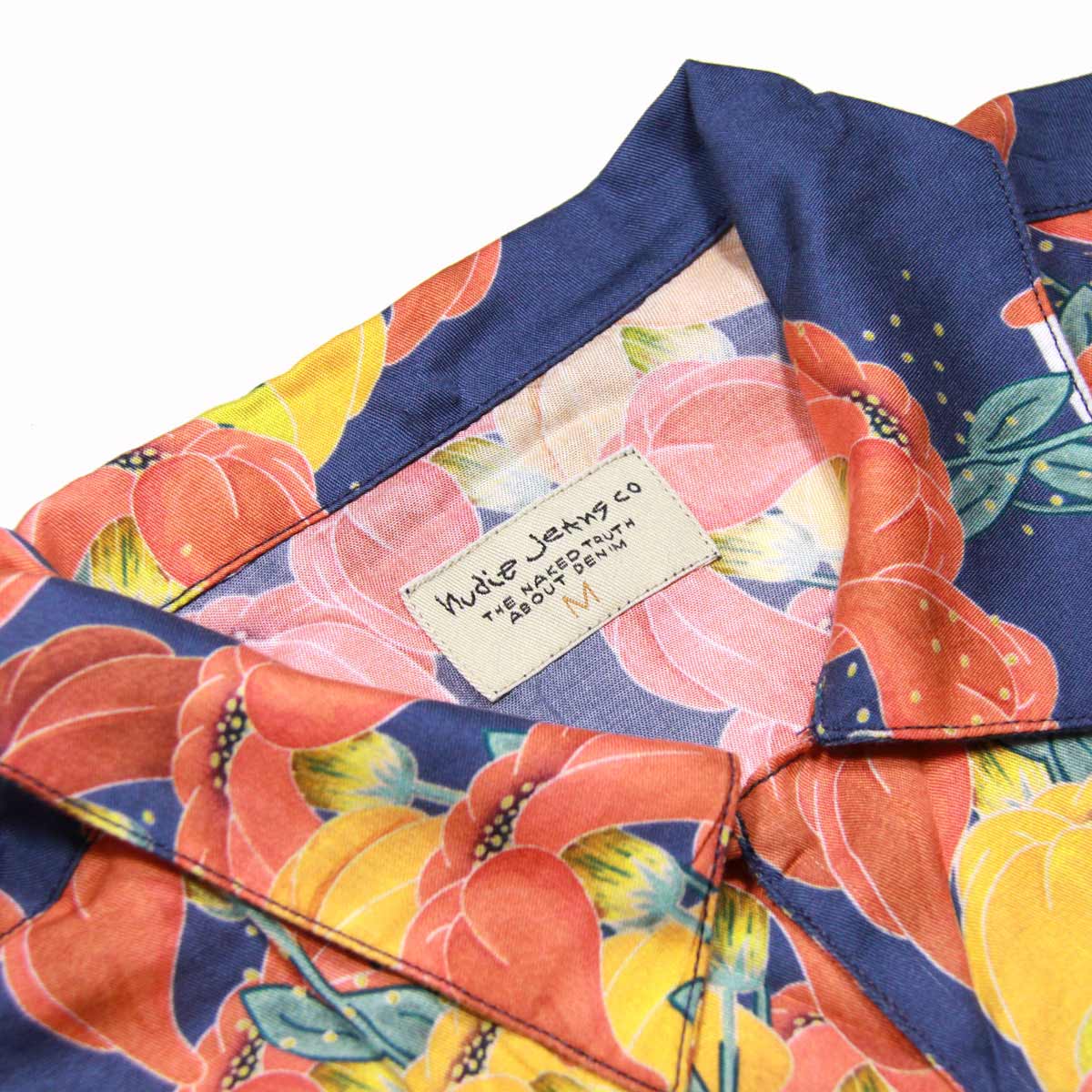 ̡ǥ   Ź Nudie Jeans Ⱦµߥ ץ󥫥顼 ARVID FLOWERS SLEEVE SHIRTS MULTI R22 140636 A62B B1C C1D D6E E06F