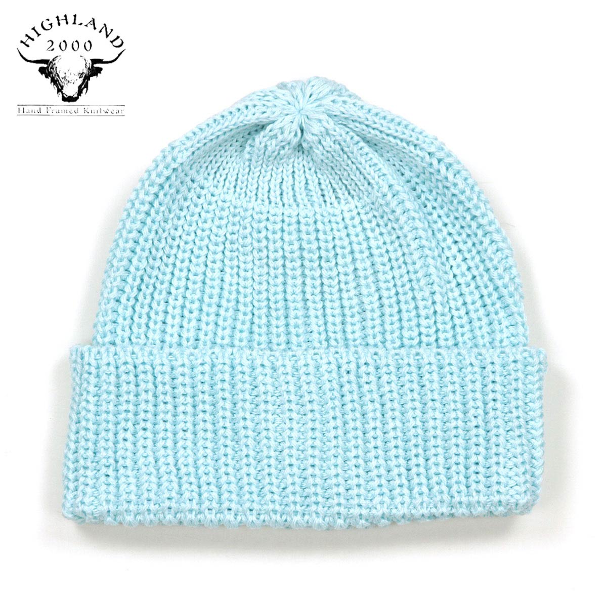 �ϥ�����2000 �˥åȥ���å� ��� ��ǥ����� ��������Ź HIGHLAND2000 ��å�����å� �˥å�˹ HC SHORT WATCH CAP COTTON HL2104 AQUA A70B B1C C3D D4E E07F