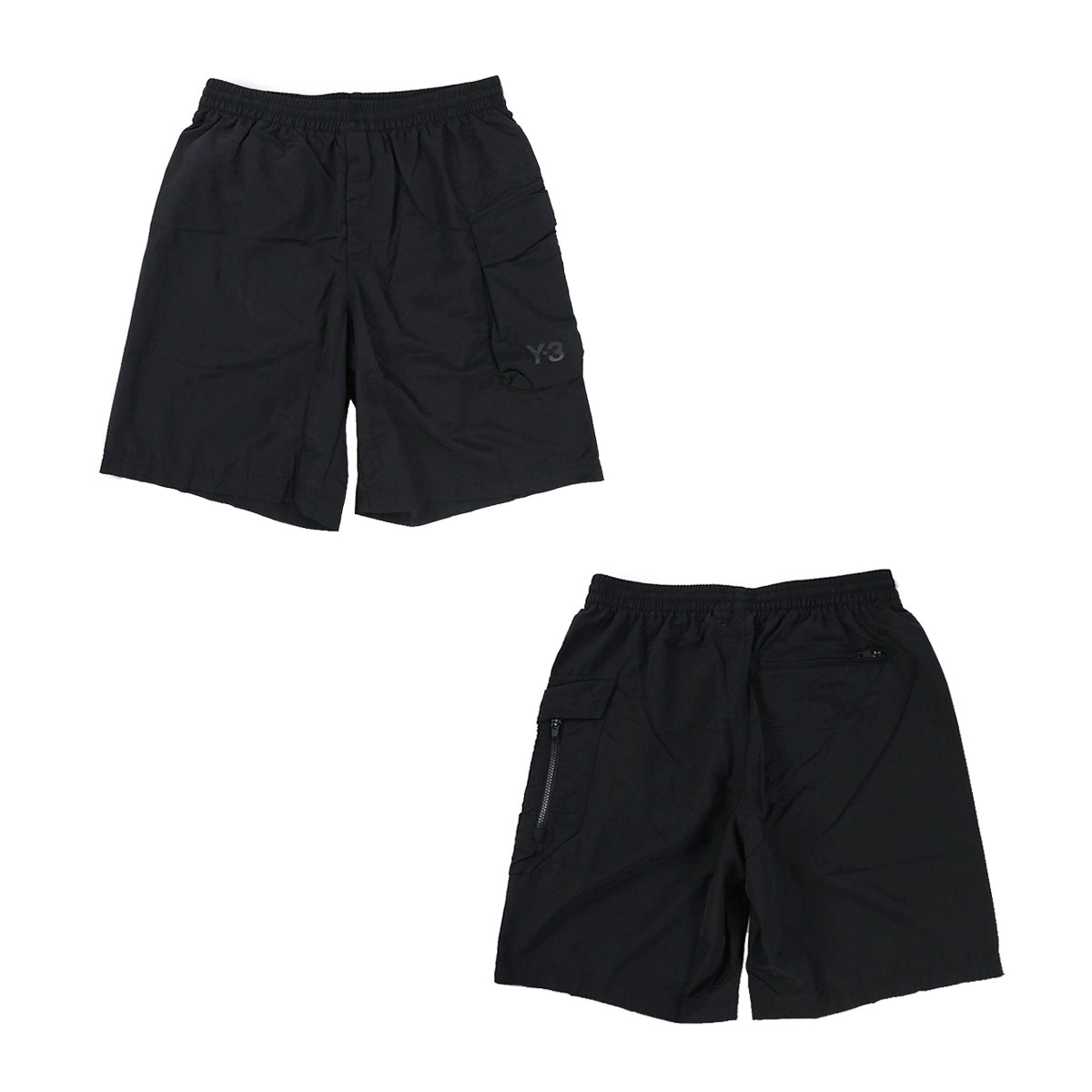 �磻���꡼ �ܥȥॹ ��� ������ Y-3 �ʥ�����ѥ�� ������ѥ�� M CLASSIC UTILITY SWIM SHORTS - MID LENGTH HG8613 BLACK A51B B1C C2D D4E E13F