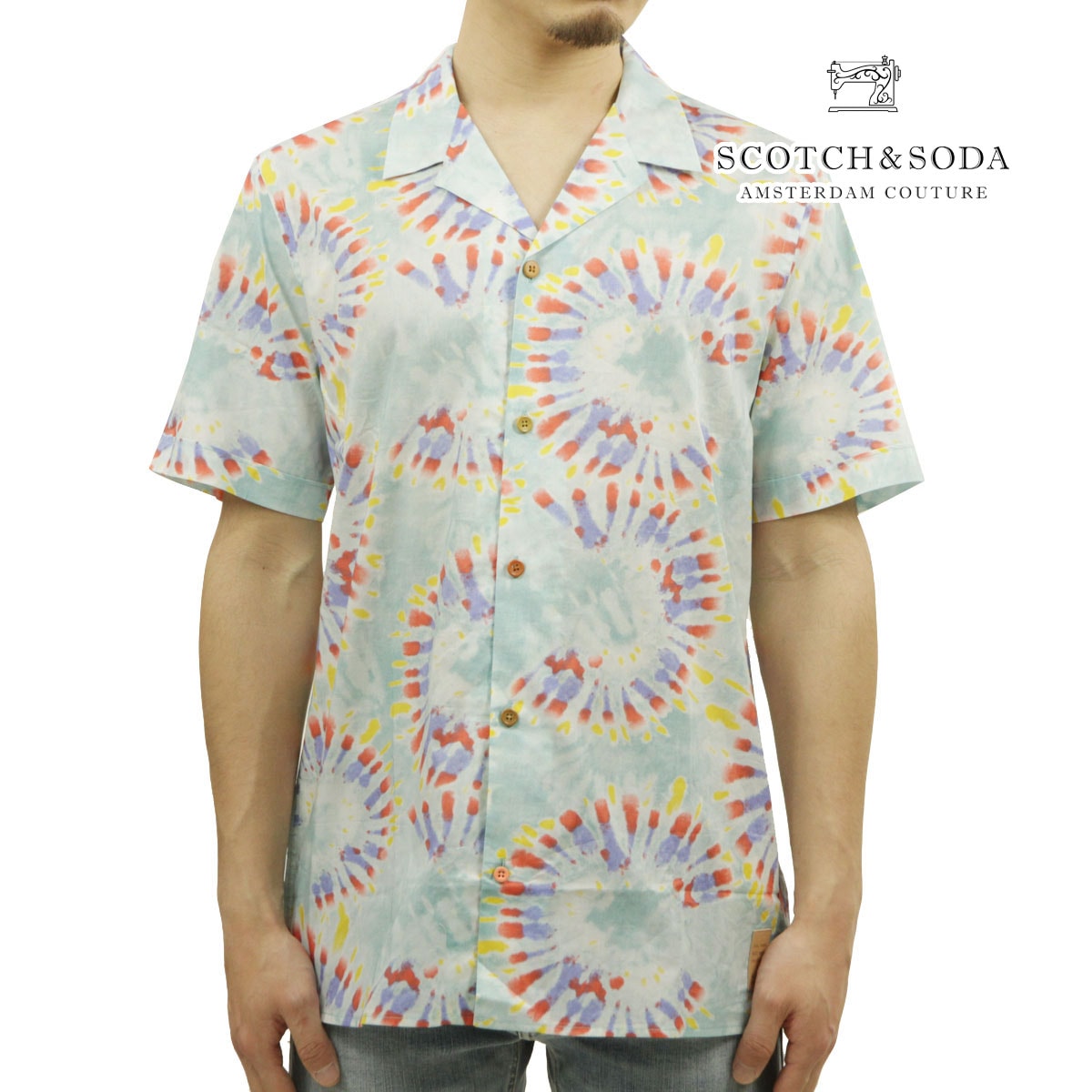 �����å�����ɥ����� ��� Ⱦµ����� ��������Ź SCOTCH��SODA ���ߥ���� �����ϥ���� COTTON VOILE PRINTED SHIRT 171649 5726 72411 59 MNTFLTD A39B B1C C1D D6E E07F