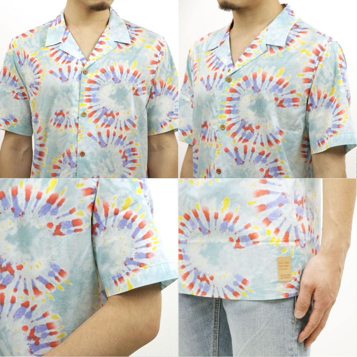�����å�����ɥ����� ��� Ⱦµ����� ��������Ź SCOTCH��SODA ���ߥ���� �����ϥ���� COTTON VOILE PRINTED SHIRT 171649 5726 72411 59 MNTFLTD A39B B1C C1D D6E E07F