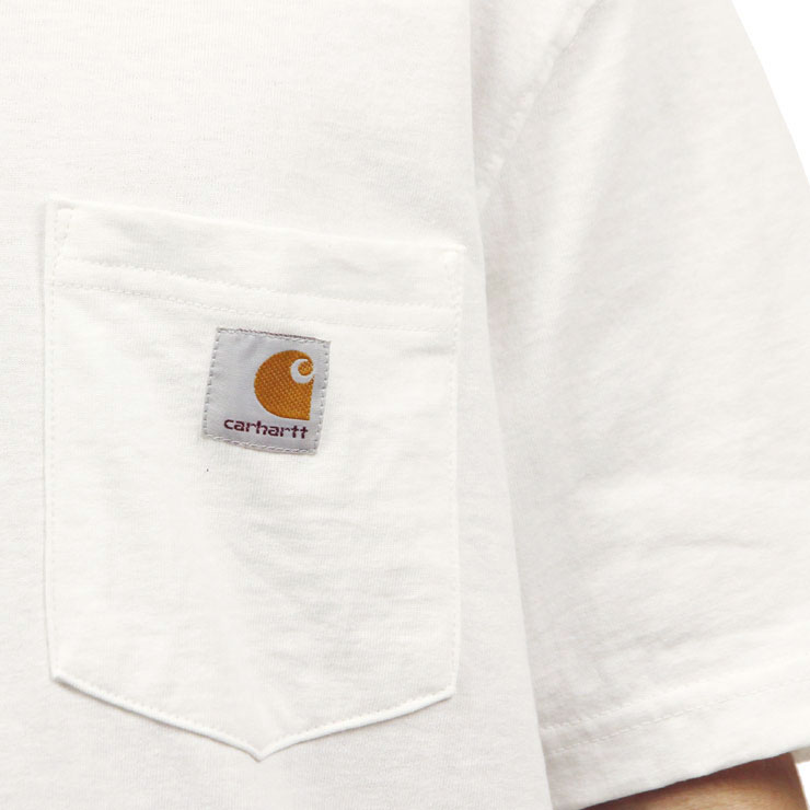 �����ϡ��� T����� ������ CARHARTT ȾµT����� WORKWEAR POCKET SHORT-SLEEVE T-SHIRT K87 WHT WHITE A11B B1C C1D D1E E01F