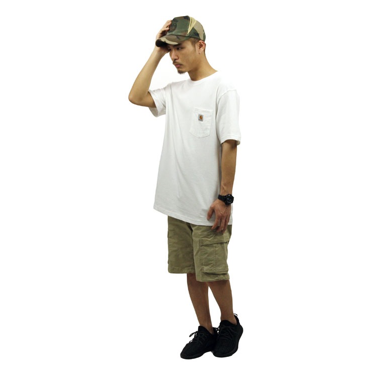 �����ϡ��� T����� ������ CARHARTT ȾµT����� WORKWEAR POCKET SHORT-SLEEVE T-SHIRT K87 WHT WHITE A11B B1C C1D D1E E01F