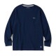 ݥ ե  ĹµT  POLO RALPH LAUREN ޥT åե T FOLDED WAFFLE LONG SLEEVE CREE TEE T-SHIRT PWLC2 CRUISE NAVY / WHITE LOGO