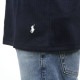 ݥ ե  ĹµT  POLO RALPH LAUREN ޥT åե T FOLDED WAFFLE LONG SLEEVE CREE TEE T-SHIRT PWLC2 CRUISE NAVY / WHITE LOGO